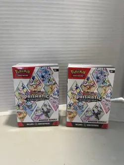 Pokemon TCG Prismatic Evolutions Booster Bundle set of 2 - Image 1
