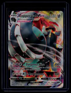 Pokemon TCG S2: Rebellion Crash #076/096 Copperajah VMAX - Image 1