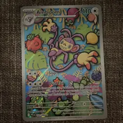 Pokemon Ambipom Holo Illustration Rare 107/094 Phantasmal Flames 110 HP Slap - Image 1