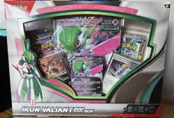 Pokemon TCG Scarlet & Violet Iron Valiant ex Collection Factory Sealed Box - Image 1