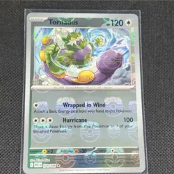 2025 Pokemon TCG SV White Flare 078/086 Tornadus MASTER BALL REVERSE HOLO - Image 1