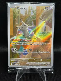 Pokemon Mimikyu Full Art Promo SVP 075 Scarlet & Violet Holo 70 HP English - Image 1