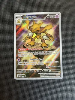 Alakazam 009 Pokemon Center Stamped MEP | Mega Evolution Black Star Promo | NM - Image 1