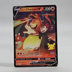 Pokemon TCG Lance's Charizard V SWSH133 Celebrations Black Star Promo NM - Image 1