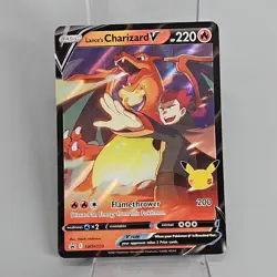 Pokemon TCG Lance's Charizard V SWSH133 Celebrations Black Star Promo NM - Image 2