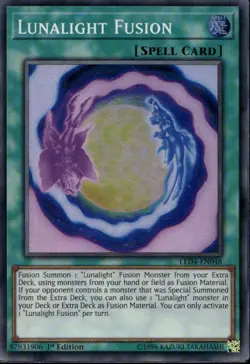 Lunalight Fusion 1st Ed Super Rare LED4-EN048 Yu-Gi-Oh! - Image 1