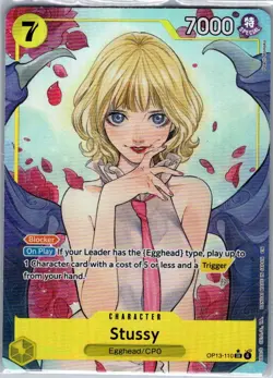 Stussy (Alt Art) OP13-110 English Carrying On His Will - One Piece Card - NM - Image 1