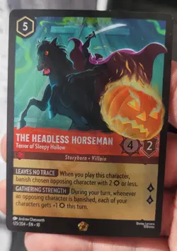 Disney Lorcana The Headless Horseman 125/204 Legendary Holo Card NM+ - Image 1