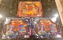 LOT OF 3 One Piece BANDAI NAMCO CARD GAME TCG Illustration Box Vol. 5 & Vol. 6 - Image 1