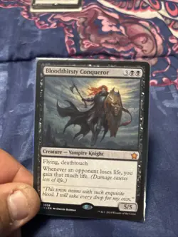 Magic the Gathering Bloodthirsty Conqueror Foundations Regular Card #58 - Image 1