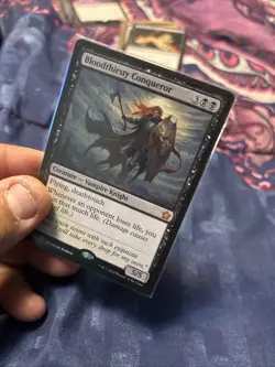 Magic the Gathering Bloodthirsty Conqueror Foundations Regular Card #58 - Image 4