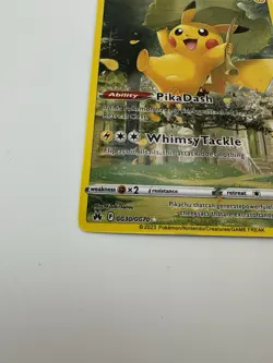 Pikachu GG30/GG70 Pokemon Card 2023 Crown Zenith Galarian Gallery Holo Rare NM/M - Image 4
