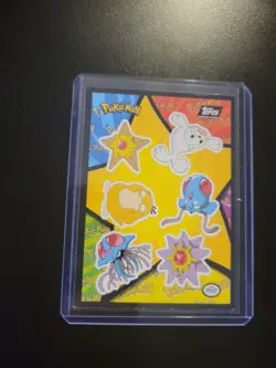 Weezing, Meowth, Arbok Pokemon The First Movie Sticker Insert Card - Image 5