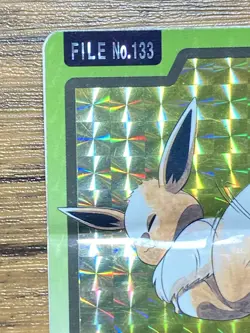 Pokemon Carddass Card Eevee File No.133 Bandai Pocket Monsters 1997 - Image 3