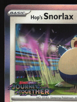 Hop's Snorlax - SVP 184 - Journey Together Prerelease Promo - Pokemon Card 1 - Image 3