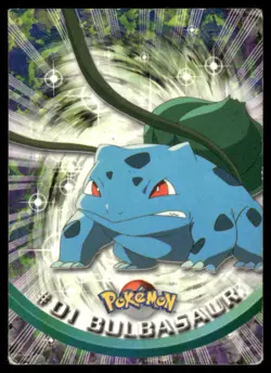 Pokemon Cards Bulbasaur #1 Topps Trading Cards Series 1 MP *4 - Image 1