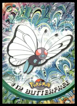 Pokemon Cards Butterfree #12 Topps Trading Cards Series 1 LP *1 - Image 1
