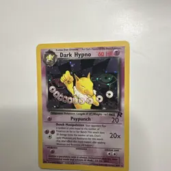 Pokemon Dark Hypno TCG Holo Rare Card 9/82 Unlimited Team Rocket MINT - Image 1