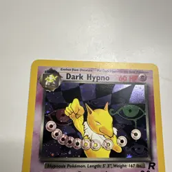 Pokemon Dark Hypno TCG Holo Rare Card 9/82 Unlimited Team Rocket MINT - Image 5
