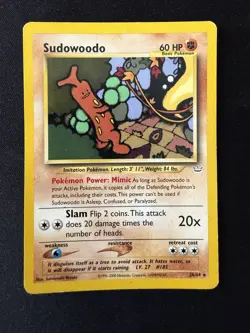 Sudowoodo 26/64 Pokemon Card TCG Neo Revelation Unlimited Non Holo Rare - Image 1