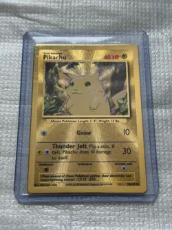 Pokemon Celebrations Pikachu Ultra Premium Collection UPC Gold Metal Card 58/102 - Image 2