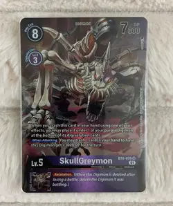 Digimon Card Game Skullgreymon BT6-078 SR Alternate Art NM - Image 1