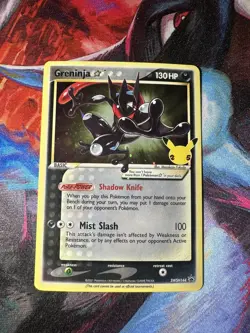 Greninja Gold Star SWSH144 Promo Celebrations Near Mint Pokemon Card TCG - Image 1