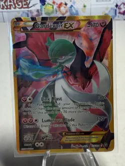 Pokemon Gardevoir-EX TCG Steam Siege Holo Card 116/114 Secret Ultra Rare - Image 1