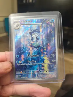 Poliwhirl 176/165 SV Pokemon TCG Scarlet & Violet 151 Illustration Rare IR Card - Image 1