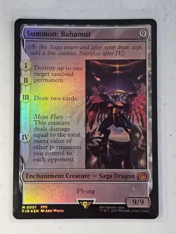 MTG Final Fantasy Summon: Bahamut Foil M 0001 - Image 1