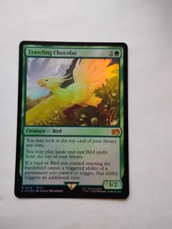 Traveling Chocobo Foil MTG x Final Fantasy - Image 1