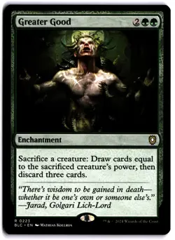 Greater Good NM BLC Commander: Bloomburrow MTG - Image 1