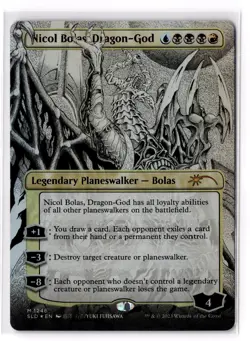 Nicol Bolas, Dragon-God (Borderless) 1246 Secret Lair Drop Series Foil NM - Image 1