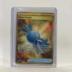 Pokemon TCG SV Base Set Rare Candy Trainer Card 256/198 Hyper Rare One Owner - Image 2