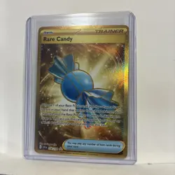 Pokemon TCG SV Base Set Rare Candy Trainer Card 256/198 Hyper Rare One Owner - Image 3