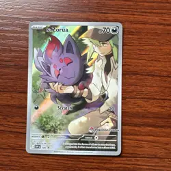 N's Zorua SVP 189 Pokemon Center EXCLUSIVE Scarlet & Violet Promo NM/M - Image 1