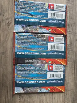3x 2015 Pokemon Tcg XY Primal Clash Sleeved Booster Pack - Image 2