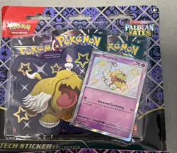 Pokemon TCG Scarlet & Violet Paldean Fates Tech Sticker Collection (Greavard) - Image 1