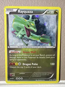 Pokemon TCG Rayquaza Dragon Vault Promo Holo XY64 - Image 1