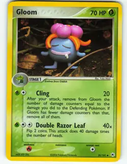 Gloom - Reverse Holo - 35/101 EX Hidden Legends - Pokemon TCG - 2004 - Image 1