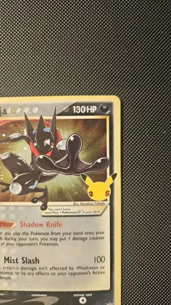 Pokemon TCG Greninja Gold Star SWSH144 Celebrations Black Star Promo - Image 2