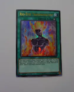 Red-Eyes Transmigration DRL3-EN069 (Ultra Rare, 1st Edition, Excellent / VLP) - Image 1