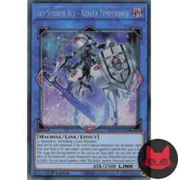 Yugioh Sky Striker Ace - Azalea Temperance BLTR-EN044 Secret Rare 1st Edition NM - Image 1