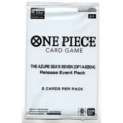 One Piece Card Game Azure Sea's Seven Release Event Pack SEALED - Image 1
