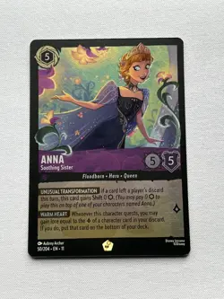 Anna - Soothing Sister (Cold Foil) - Legendary Disney Lorcana Winterspell - Image 1