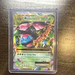 Pokemon Mega Venusaur EX Full Art Ultra Rare Holo XY 2/108 230HP English Card - Image 1