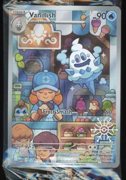 Vanillish 2025 Pokemon Scarlet & Violet Promo Cards 190/182 Holiday Promo Sealed - Image 1