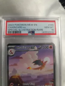 Pokemon TCG Charizard EX Scarlet & Violet 151 Card Sir 199/165 PSA 10 - Image 2