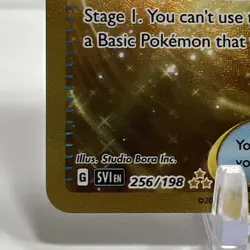 Pokemon TCG SV Base Set Rare Candy Trainer Card 256/198 Hyper Rare One Owner - Image 4