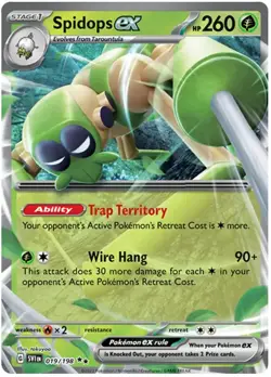 Spidops ex Double Rare Prize Pack Series Cards 019/198 NM - Image 1